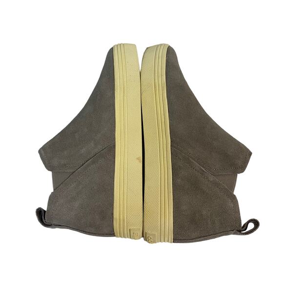 Dolce Vita Tasha Gray Leather Slip On High Top Sneaker Bootie Size 8.5 - Picture 9 of 10